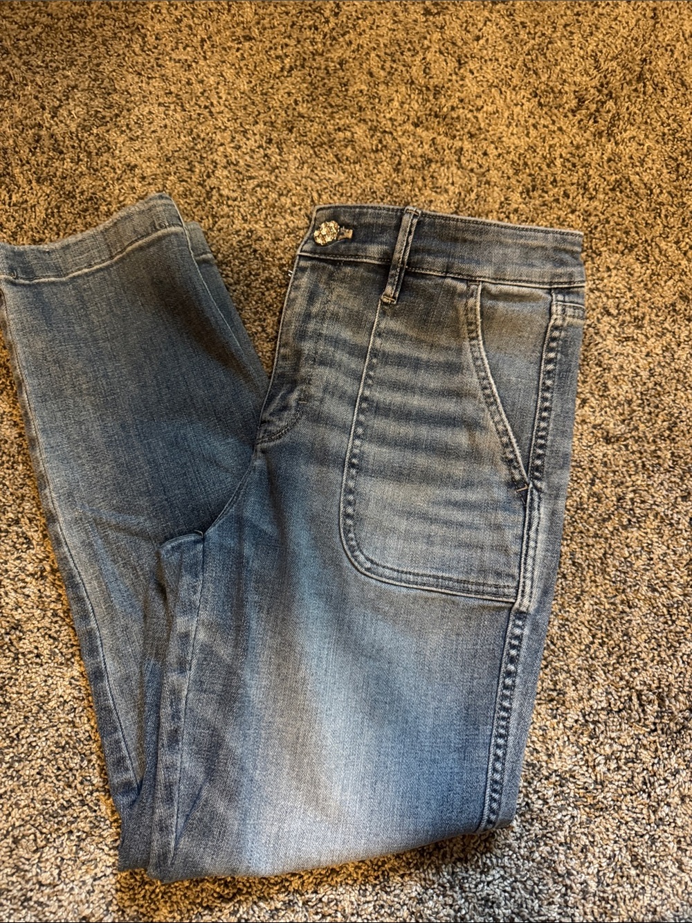 White House Black Market Women’s  Jeans The Straight Crop High Rise Size 6